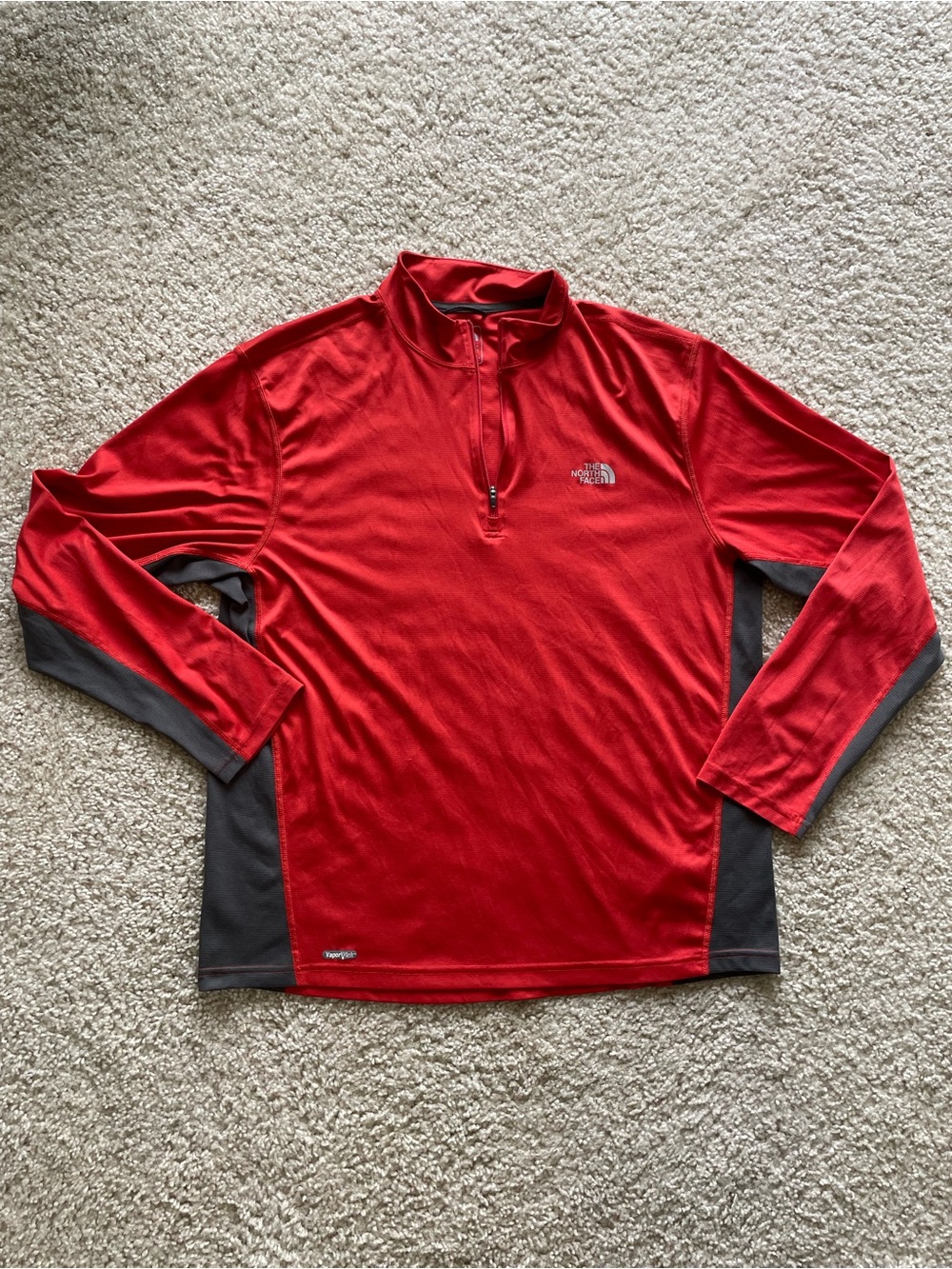 The North Face Men's Red Quarter-Zip Pullover